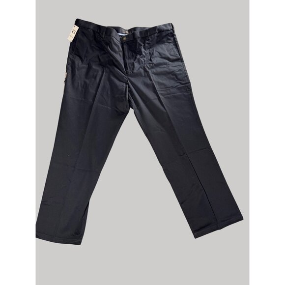 Dockers Mens Big & Tall Signature Khaki Pants W46 L32 Flat Front Wrinkle-Free In - Picture 1 of 16